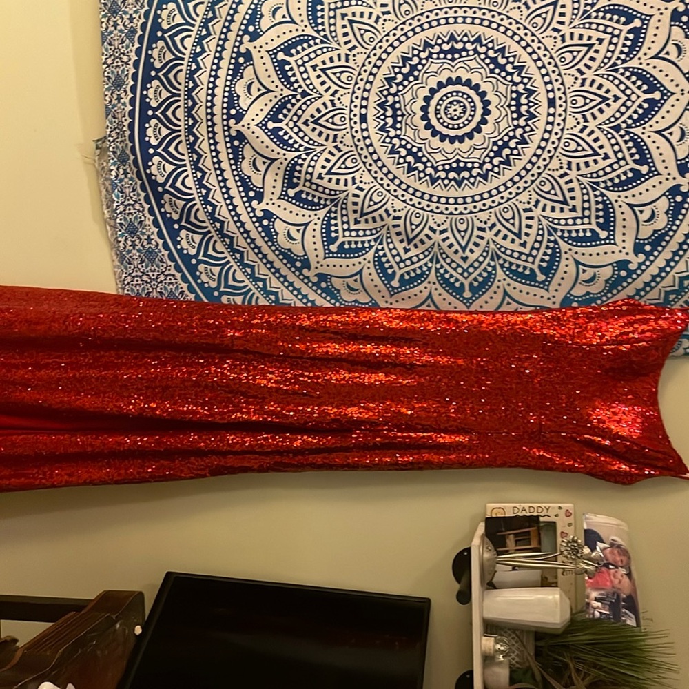 worn once to my senior prom, it’s been sitting in my closet